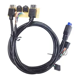 Аудио кабель расширение дома легко установить провод портативный Практичный Прочный подключения порты передняя панель корпуса USB3.0 HD USB