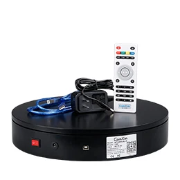 ComXim 32 см Белый Пульт дистанционного управления Bluetooth ПК маленькие аксессуары для съемки на 360 градусов электрический поворотный стол Фотостудия - Цвет: Black.US Plug