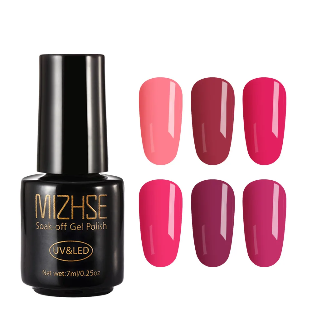 MIZHSE УФ-гель для ногтей Esmaltes полу-термолак для ногтей светодиодный DIY Красота 6 шт., Длительное Действие, Гель-лак для ногтей, набор для гелевого Лаки - Цвет: MC-P29
