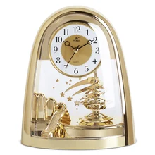 POWER Brand Silent Stopwatch Movement Table Clock 360 Degree Bidirectional Swivel Pendulum Desk Clock Living Room