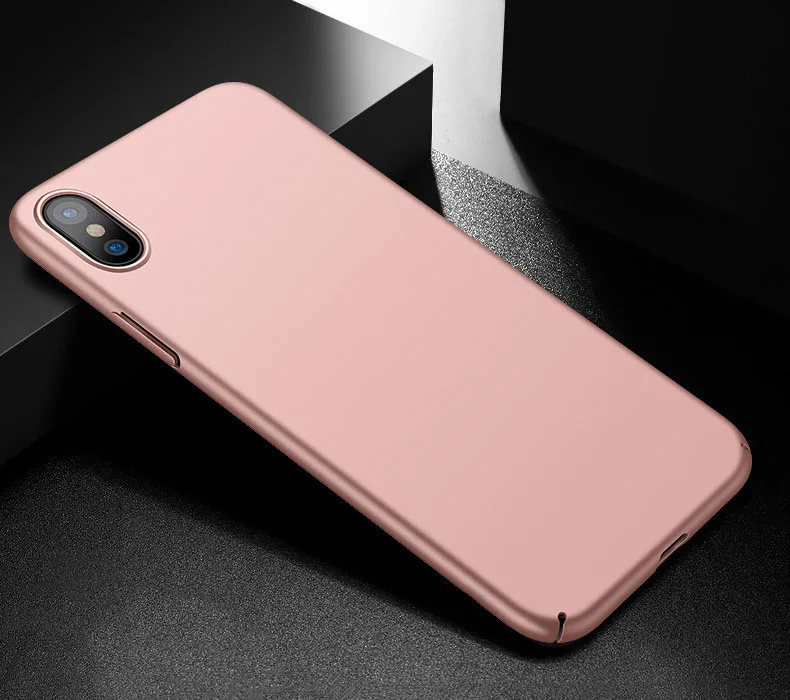 Ультратонкий дышащий жесткий чехол с эффектом потертости для iPhone 11 Pro X XR XS MAX Противоударная матовая Защитная крышка для iPhone 7 8 6 6s Plus