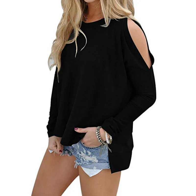 Зимние Для женщин Блузки Женские однотонные Blusas Осень Рубашки с длинным рукавом