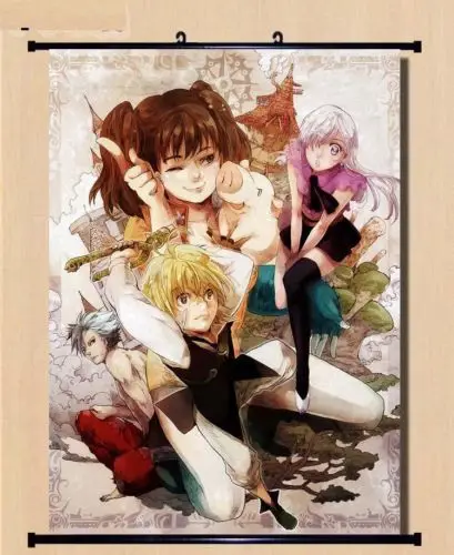 

New Nanatsu no taizai Wall Scroll The Seven Deadly Sins anime Home Decor Poster