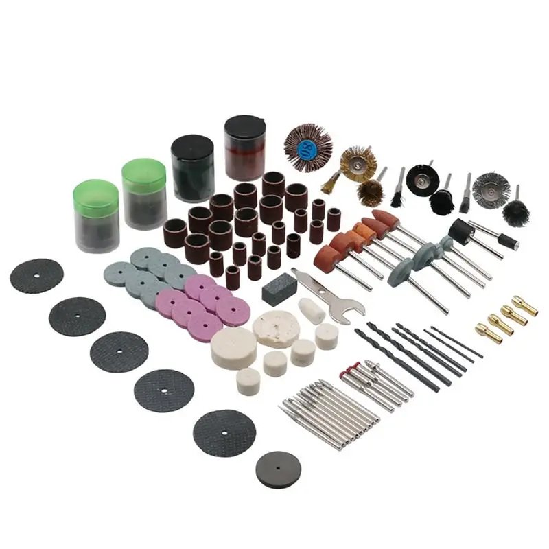 

161 Abrasive Tools for Dremel Rotary Tool Accessory Set Fits for Dremel Drill Grinding Polishing Dremel Tools Accessories