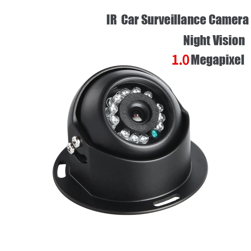 

1/3 CCD Car Camera Indoor HD IR Night Vision 3.6mm PAL AHD 1.0MP Cam for Vehicle Bus Truck Vans Taxi Record Free Shipping