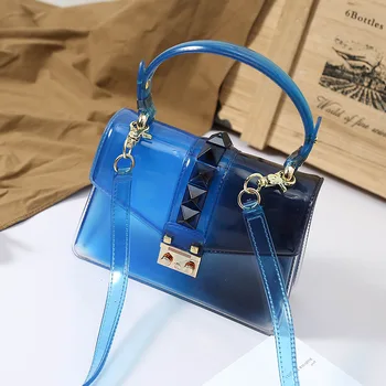

2019 New Jelly Bag Woman Luxury Bags Clear Transparent Handbag Crossbody Bags Women Small Bags For Phones Schoudertas Dames