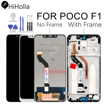 

ORIGINAL Screen For Xiaomi Poco F1 LCD Display Touch Screen Digitizer With Frame for Xiaomi Pocophone F1 Display Replacement