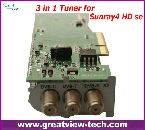 1 шт./лот 3 в 1 Sunray SR4 800se тройной тюнер для DM800HD SE DM 800 HD Se DVB-S2/-C/-T приемник 3 в 1 тюнер sunray sr4 800HD se