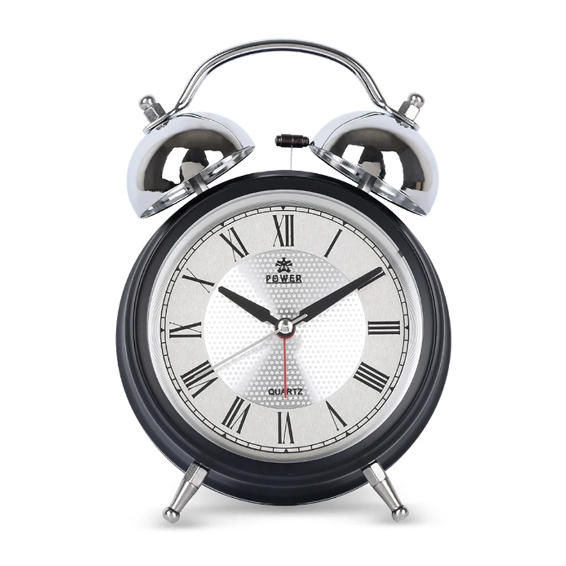 POWER Luminous Mechanical Alarm Clock Silent Stopwatch Movement Alarm