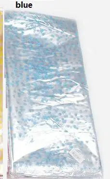 100 шт 4 размера Большая пластиковая подарочная посылка, пластиковая кукольная упаковочная сумка, прозрачный целлофановый пакет, хлебобулочная Рождественская подарочная упаковочная сумка - Цвет: Blue