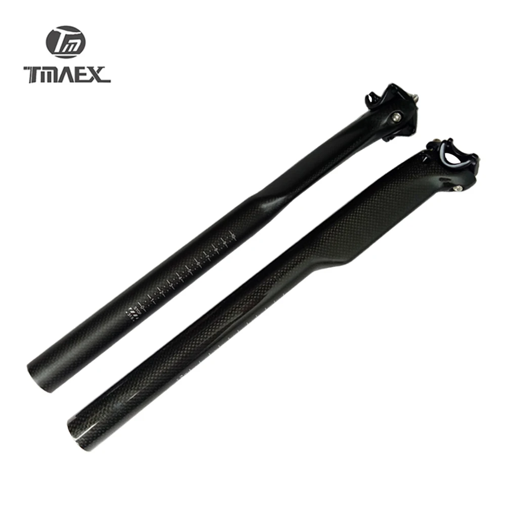 

No logo Bicycle Carbon SeatPost 27.2 broken wind Seat Post Carbon MTB Bike Seat Tube Road Bicycle Seat Post Bike Parts