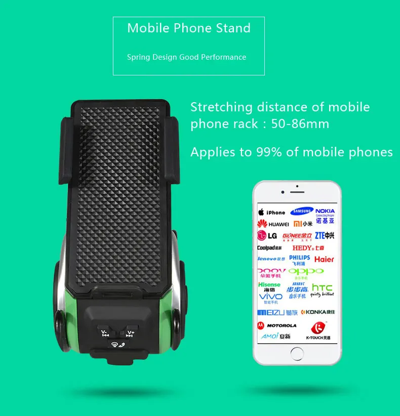 Top ROCKBROS 5 In 1 Double LED Bicycle Light+Bluetooth Audio MP3 Player Speaker+Charging Power Bank+Ring Bell+Bicycle Phone Holder 1 Top ROCKBROS 5 In 1 Double LED Bicycle Light+Bluetooth Audio MP3 Player Speaker+Charging Power Bank+Ring Bell+Bicycle Phone Holder 1