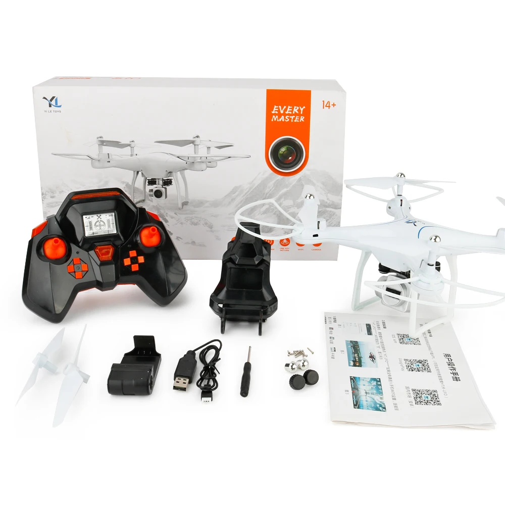 Yile S10 2.4 ГГц 4ch RC селфи WI-FI Drone WI-FI FPV-системы 0.3mp HD Камера высота Удержание тяжести Сенсор headless режим радиоуправляемый квадрокоптер Drone