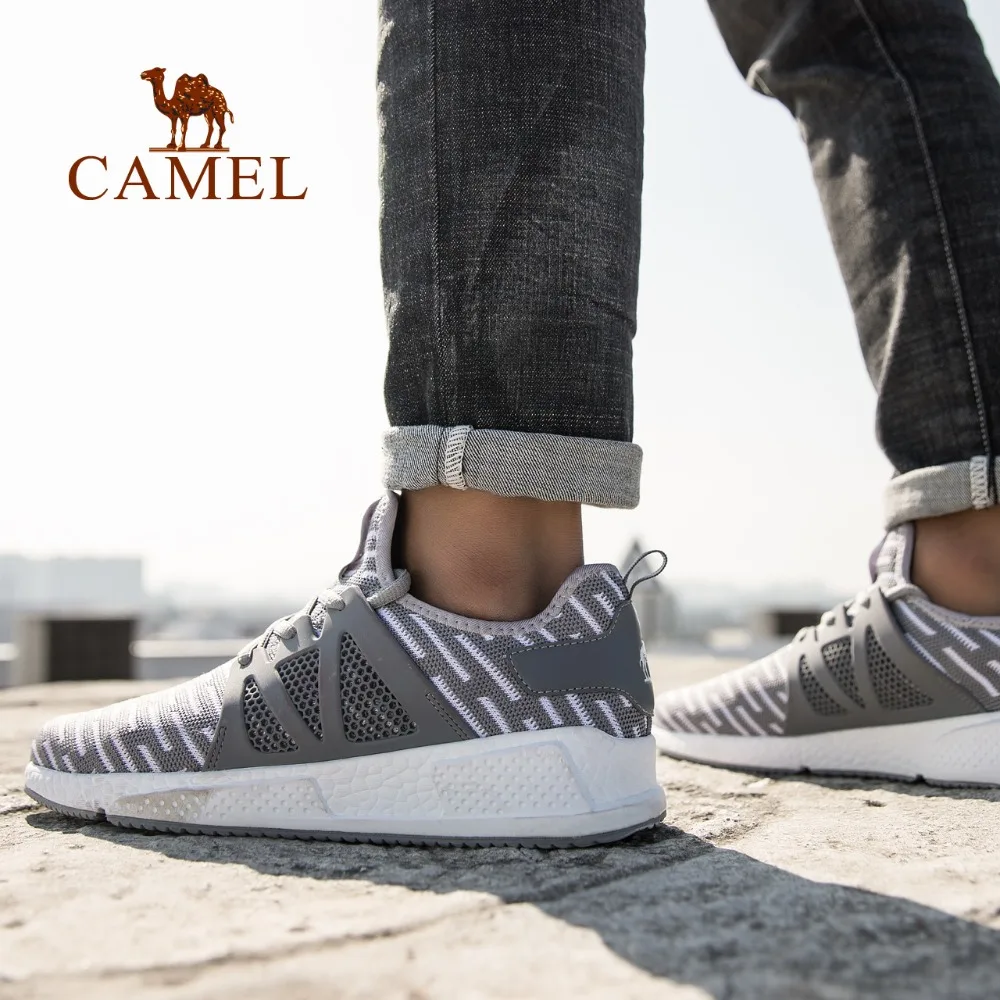 

CAMEL Men's Spring Summer Outdoor Sports Running Shoes Lightweight Breathable Mesh Athletic Walking Jogging Training Sneakers