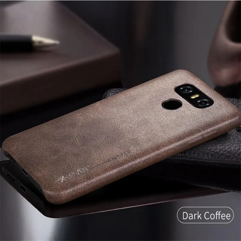 Новый чехол накладка для lg g6 v20 G7 G8 THINQ кожаный s и чехлы люксовый бренд x level