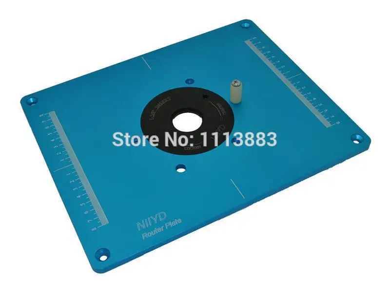 Router Table Insert Plate With Pre Drilled Holes And 3 Removable