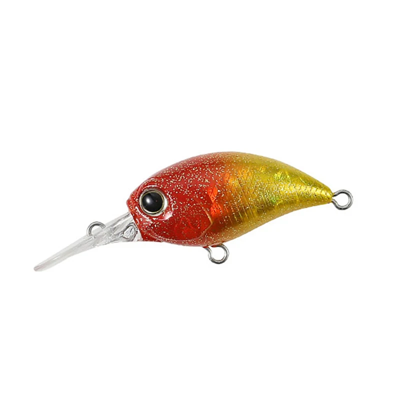 1Pc Crank 3D Eyes Fishing Lure Hard Bait Bass Crankbait Sharp Fish Hook