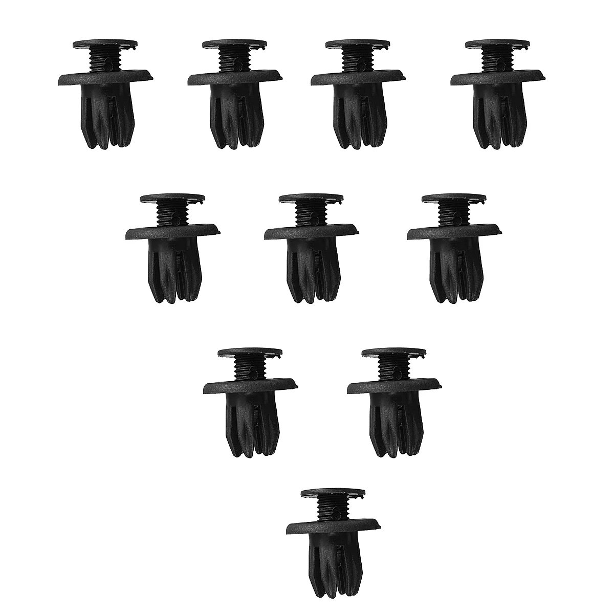 10Pcs 2 Front Radiator Grille Plastic Clips For LAND ROVER DISCOVERY 2