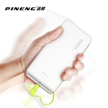 Original PINENG PN-951 10000mAh Portable Fast Charging Battery Mobile Power Bank Dual USB Output Li-Polymer Charger