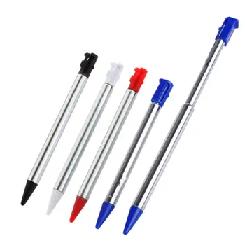 

100pcs/lot Adjustable Retractable Metal Touch Screen Stylus Pen Set Touch Pen for Nintend 3DS Game Console accessories