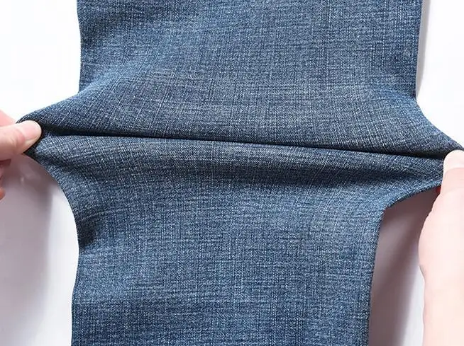 Повседневное джинсы для женщин большие размеры прямые брюки джинсовые Капри женские Осень-весна новые модные беленой Высокая талия smf0805