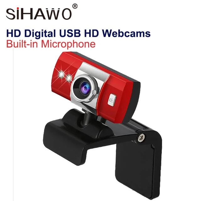 Special Offers Digital Webcam HD PC 80 MP Camera Built-in Sound Absorbing Microphone 1.4M USB2.0 Cable 1/5 Inch CMOS Computer Peripherals