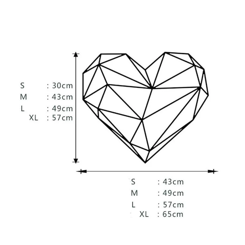  Valentines Day Love Geometry Window Wall Sticker Mural Decor Decal Removable Resistant Removed Home Decor C0501#30             03