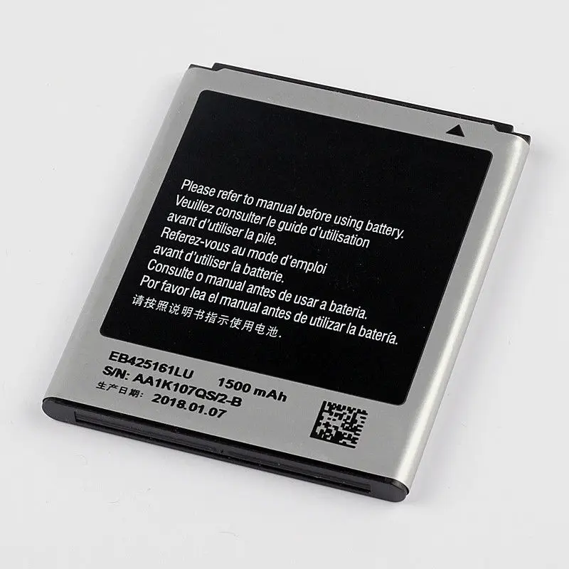 Dinto 1 шт. новый 1500mAh EB425161LU аккумулятор для смартфона Samsung GT S7562L S7560 S7566 S7568 S7572 S7580 i8160