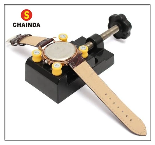 

Watch Bench Table Vise Vice Clamp Non Scratching Repair Tools Case Holder