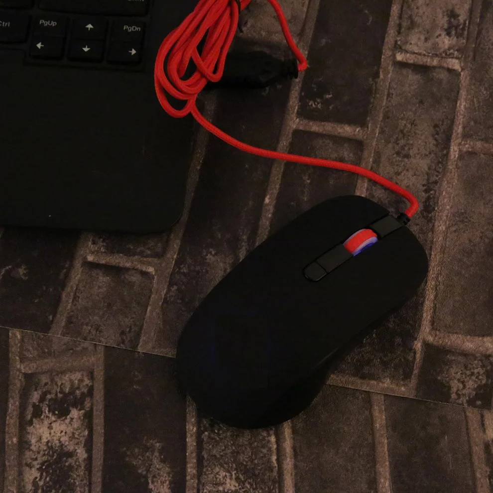 

5pcs 2400DPI LED Optical USB Wired game Gaming Mouse For PC Computer