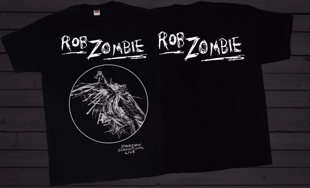 Make Your Own Shirt Crew Neck Men Short Sleeve Rob Zombie Spookshow