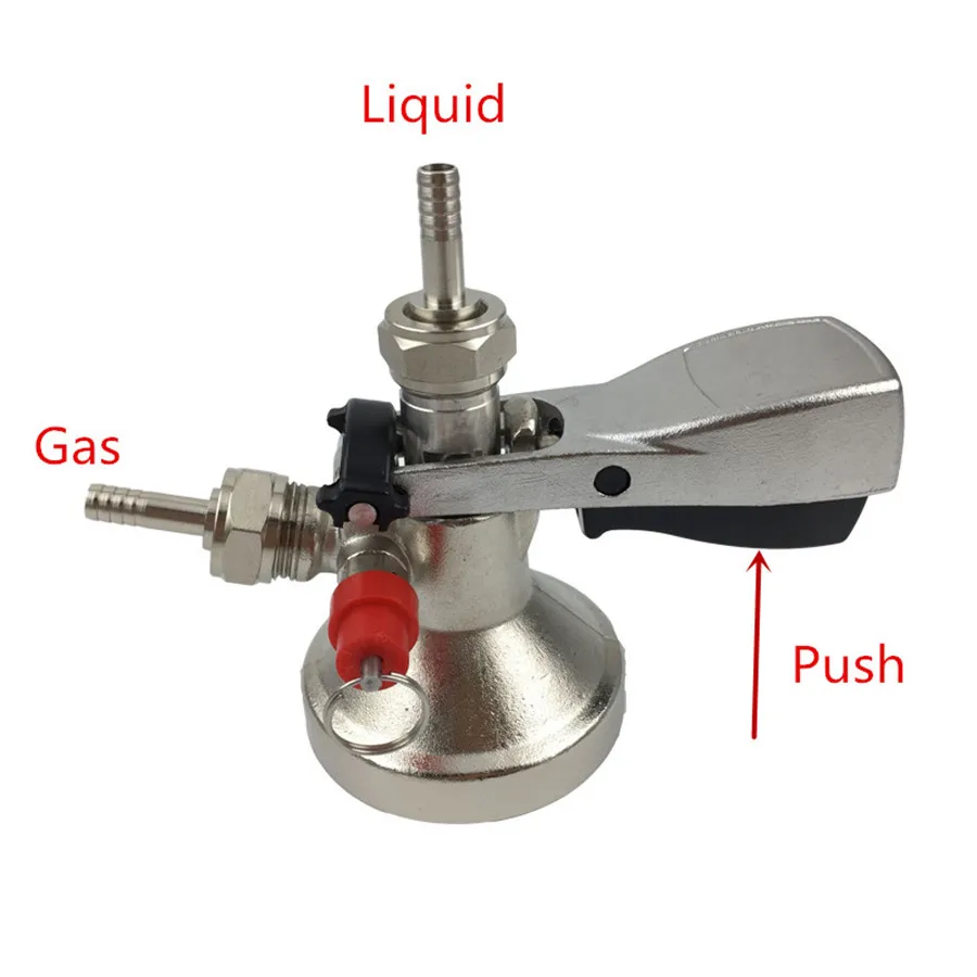 Draft Beer Keg Coupler Tap System Connectors G58' Homebrew Beer Dispenser Tap A G S D Type Couplers  (6)
