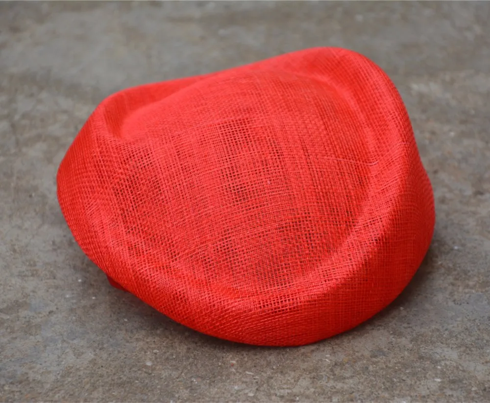 1 шт. трехслойная женская шляпа-Вуалетка Sinamay, базовая Свадебная шляпа для коктейлей, головной убор для рукоделия, поставщик, база A272