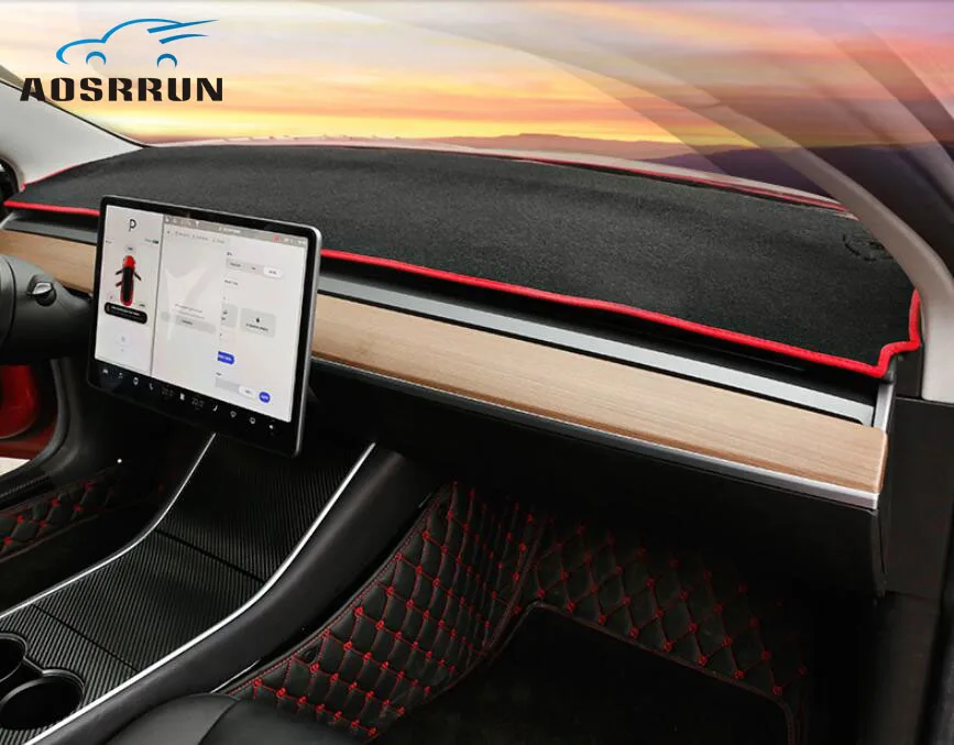 

Istrument panel Rear window Light protection pad Insulation pad Anti-slip mat Sun protection mat For Tesla model3