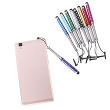 Выдвижной емкостный стилус с сенсорным экраном Teblet Pen Diamond 1 шт. для iPhone iPad Tablet Pc Мобильный телефон