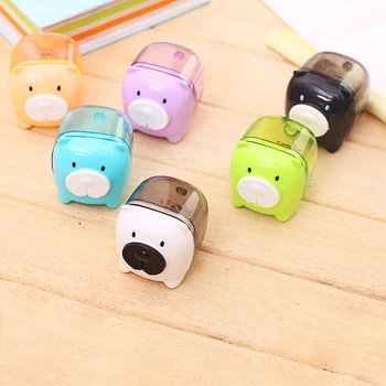 

1pc Cute Mini Pig Pencil Sharpener Animal Stationery For School Student Kid Gift