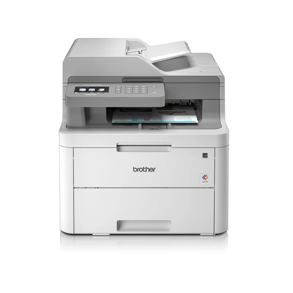 

Brother DCP-L3550CDW, LED, Impresion a color, 2400 x 600 DPI, 250 hojas, A4, Gris