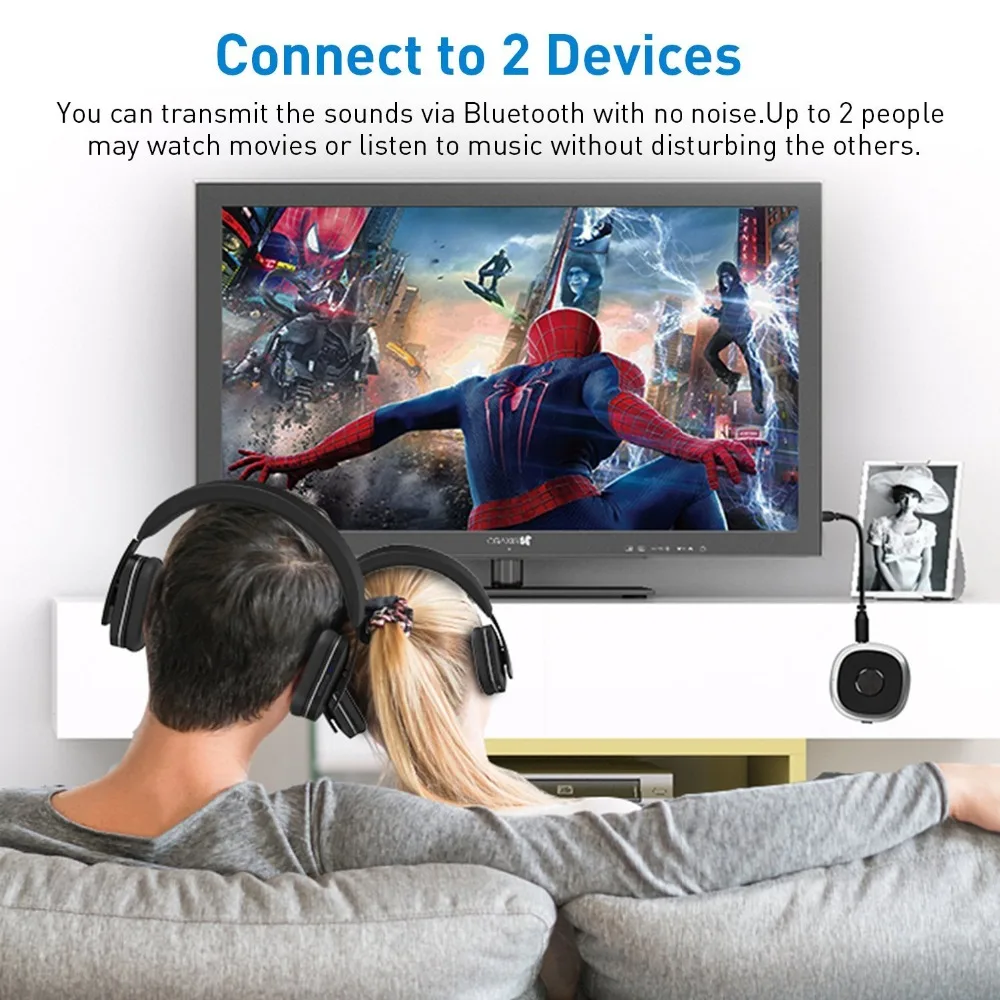 receptor sem fio handsfree casa tv alto-falante