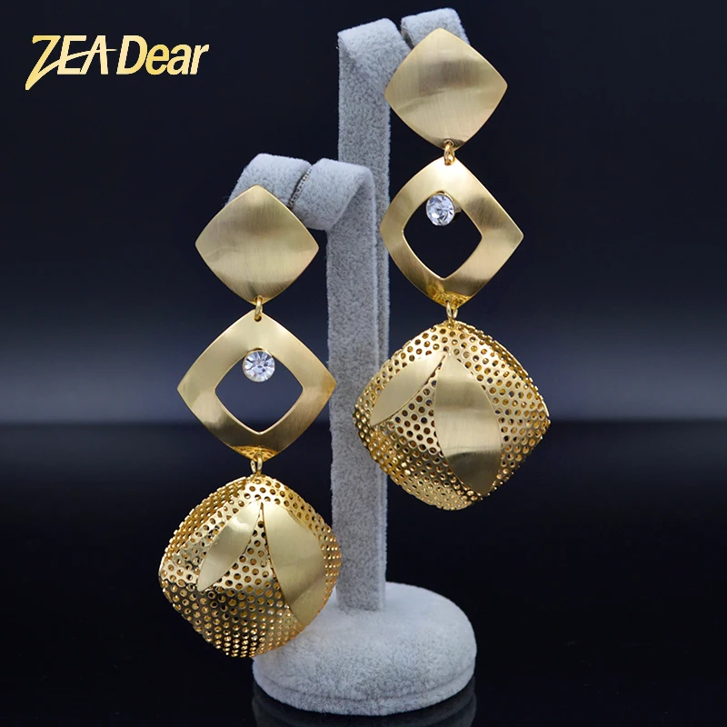 

ZEADear Jewelry Hanging Earrings Long Drop Dangle Earrings For Women Cubic Zirconia Round Face Earrings Trendy Jewelry Findings