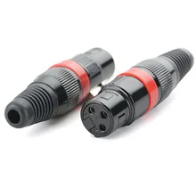 5PCS/lot XLR Connector Audio Plug Microphone Plug 3pin Speaker Connector Male & Female Mic Connector 5PCS/lot XLR Connector Audio Plug Microphone Plug 3pin Speaker Connector Male & Female Mic Connector