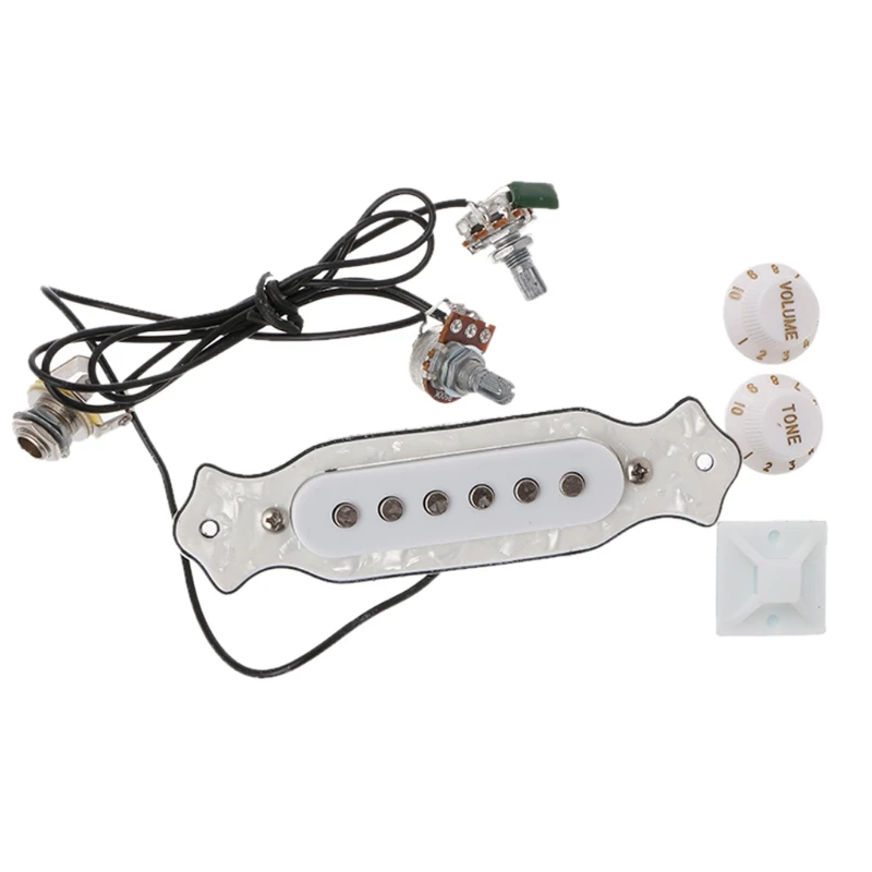 Acoustic Guitar Soundhole Pickup 6 String For Cigar Box Guitar Parts Accessories Hot Sale