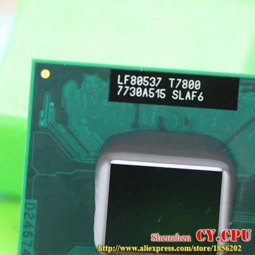 New intel CPU laptop Core 2 Duo T7800 CPU 4M SLAF6 Cache//2.6GHz//800//Dual-Core