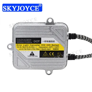 

2020 SKYJOYCE DC 12V 55W HID light Ballast For H1 H7 H11 HID Bulb 55W Fast Bright HID Kit One Second Quick Start 55W hid Ballast