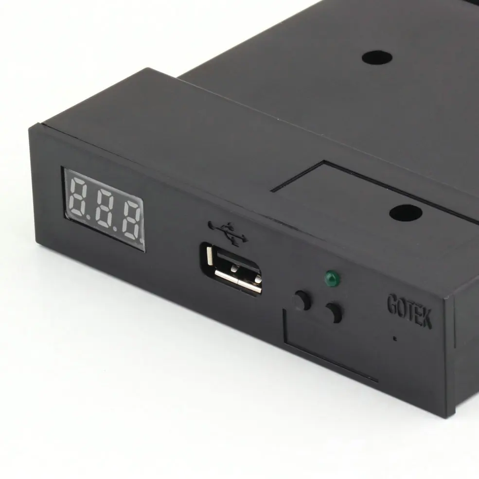 Черный эмулятор гибкого диска 5V 3," 1,44 MB к USB флэш-накопителю простой разъем