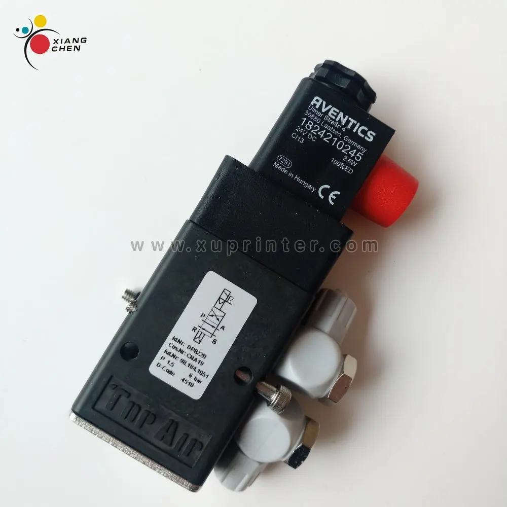 

98.184.1051 Pneumatic Solenoid Valve DC24V Solenoid Valve Red Button For HD Replacement Parts