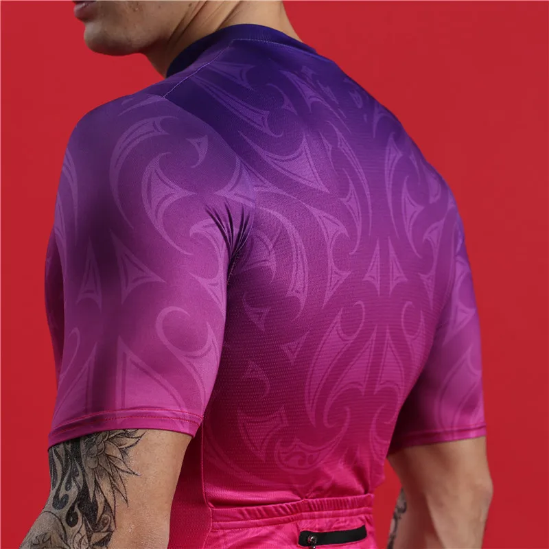 Men bicycle equipment perfect body ciclismo quick drying tights BOESTALK high quality Pants splicing MIT gel pad bike jersey set