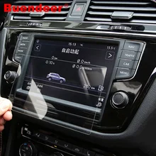 Buendeer 8 дюймов Автомобильная gps навигация Закаленное стекло пленка для Volkswagen VW Tiguan L Автомобильная центральная консоль защита экрана