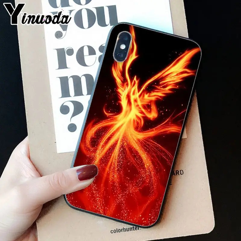 Yinuoda Феникс Новинка чехол для телефона Fundas чехол для iPhone X XS MAX 6 6 S 7 7 plus 8 8 Plus 5 5S XR