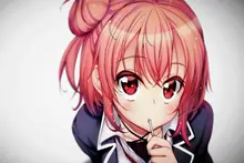 akino sora yuigahama yui yahari ore no seishun machigatteiru KA664 anime girl room home wall modern art decor wood frame poster
