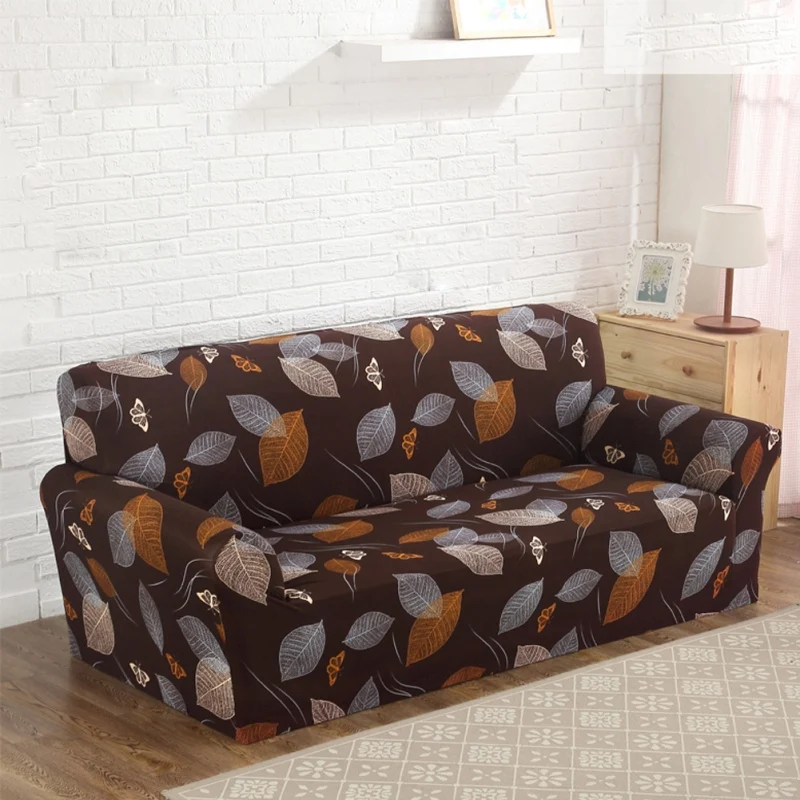 Нескользящий чехол для дивана из спандекса с цветком сливы эластичный чехол для дивана Чехол для мебели все включено